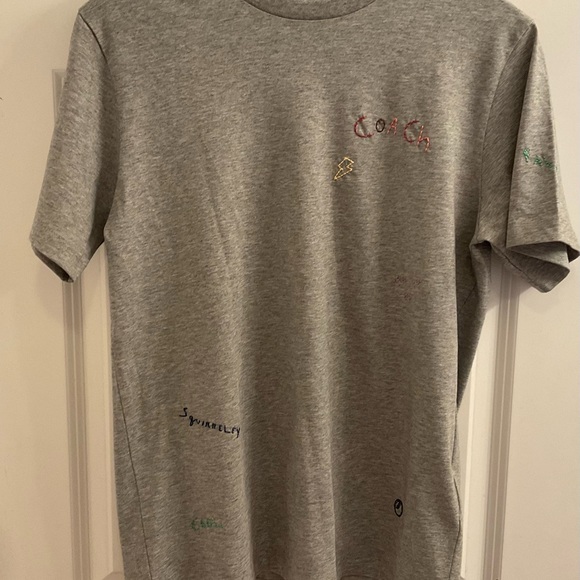 Coach Diary T-Shirt - NWT - Men’s Size Small - Heather Grey - Picture 2 of 12